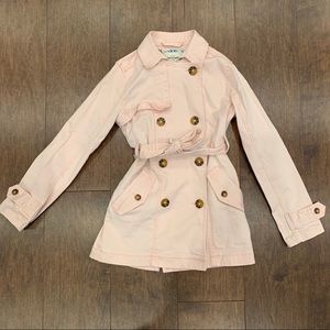 Abercrombie Girls Pink Buttoned Coat